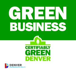 Green Business certified by denver