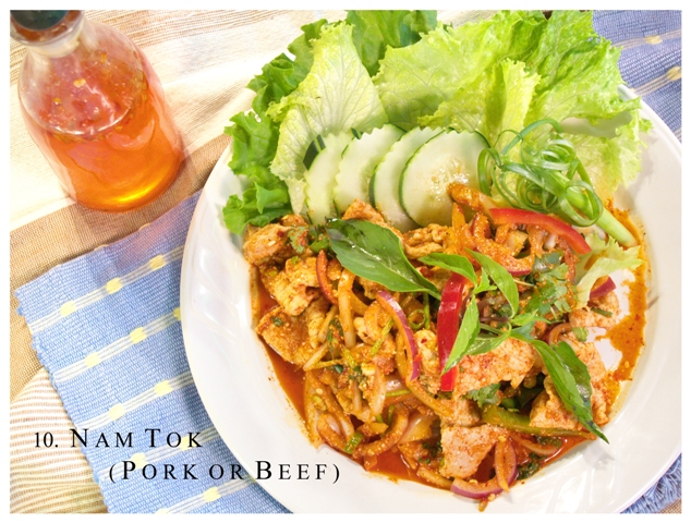 Nam Tok Pork or beef