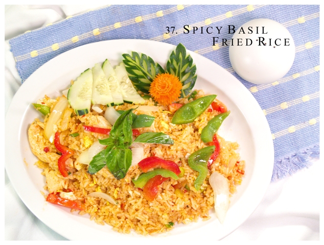spicy basil fried rice